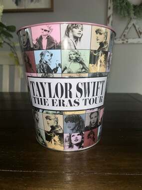Taylor Swift The Eras Tour Movie AMC Exclusive Pink Popcorn Bucket Tin